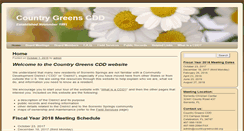 Desktop Screenshot of countrygreenscdd.org
